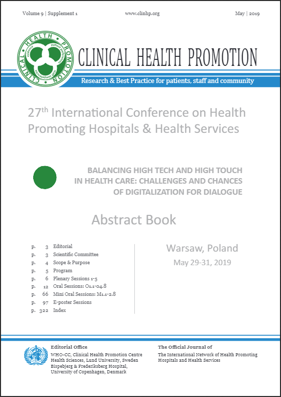 Abstract Book 2019 Frontpage