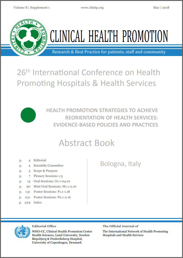Abstract Book 2018, Frontpage